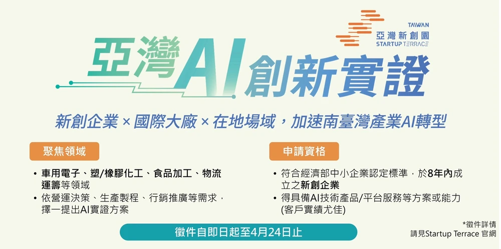 2026 亞灣AI創新實證計畫｜線上說明會